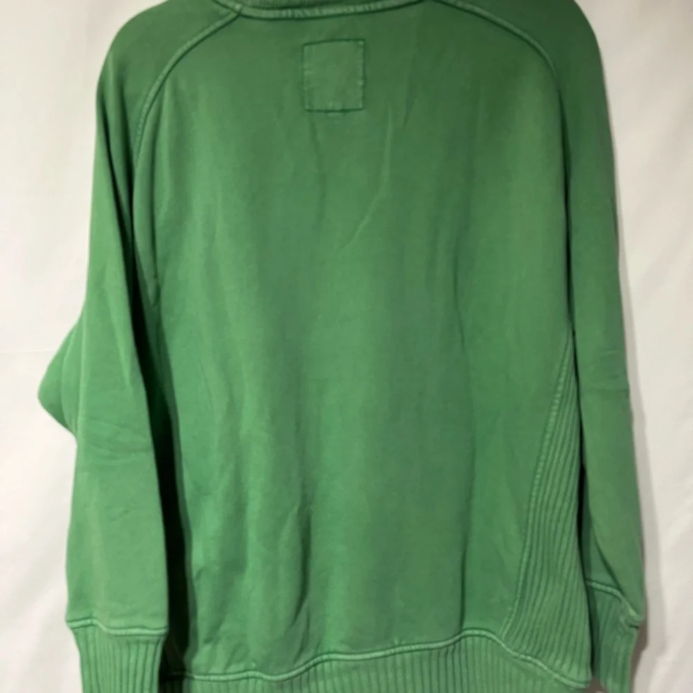 Aerie Forest Green Crew Neck Top - Picture 2 of 3